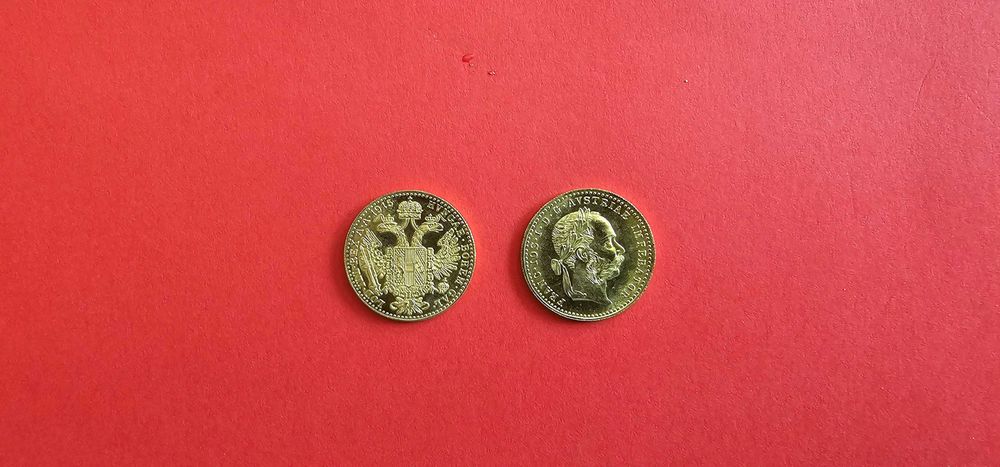 Monezi aur Austrice, Franz Ioseph, 1 Ducat & 4 Ducati