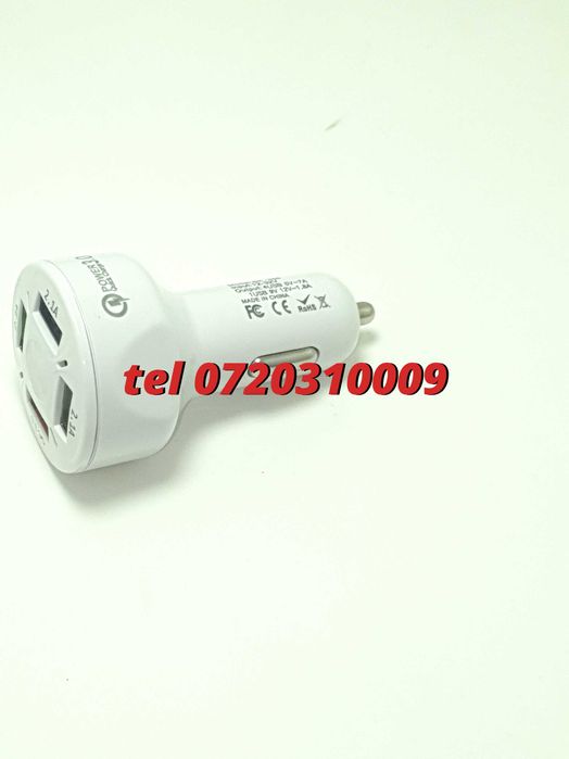 Superfastcharge Incarcator Auto Cu Patru Porturi Usb Partycharge