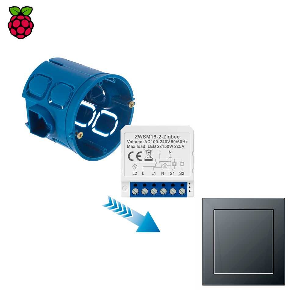 Умный Реле - Tuya ZigBee - 2 канальное