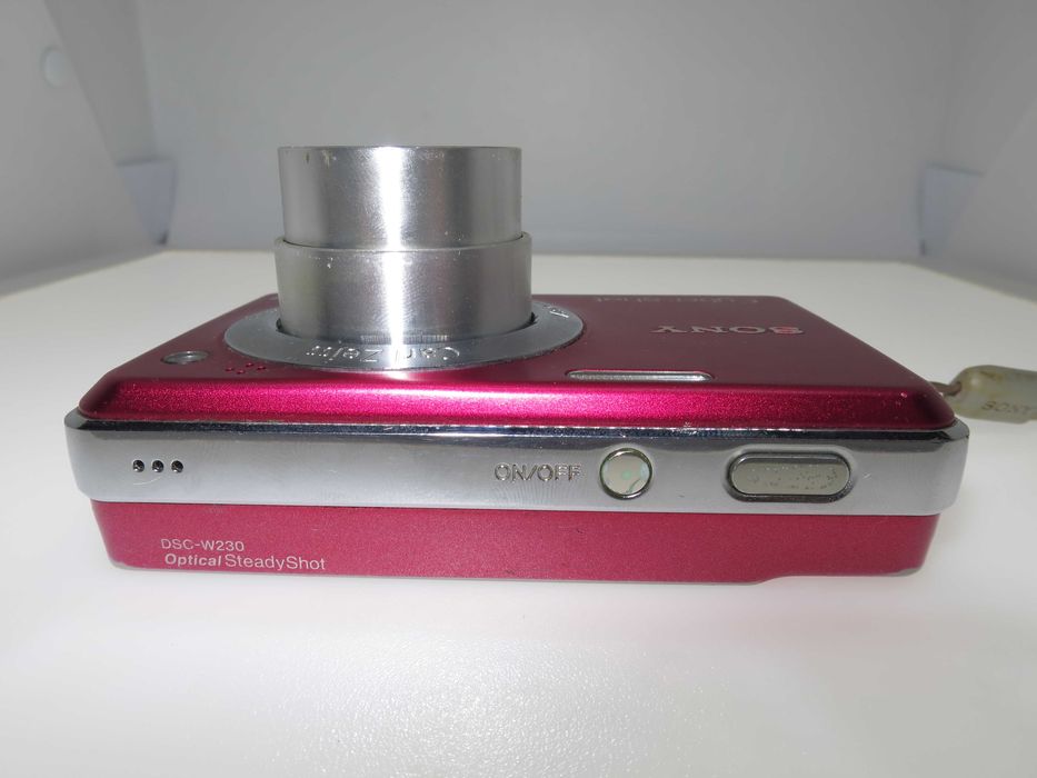 SONY Cyber-shot W230 цифрова камера розов компактен фотоапарат