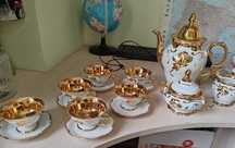 Стар полски порцеланов сервиз, чинийки Rosenthal
