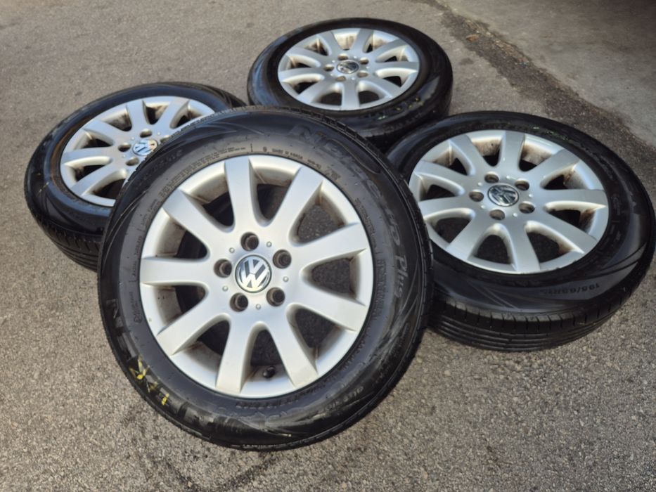 5х112/15 с гуми Фолксваген Ауди Шкода Сеат 5x112/15 VW Skoda Audi Seat