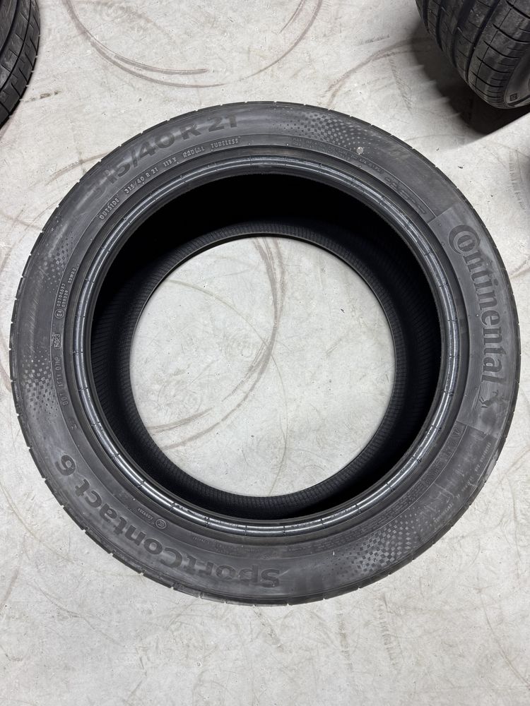 315 40 21 si 275 45 21 Continental SportContact6 MO vara noi Dot2024