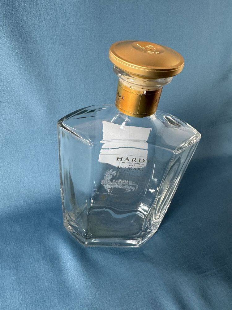 Празна бутилка коняк ХАРДИ ХО Реър Файн Шампан 0,7 л. Франция