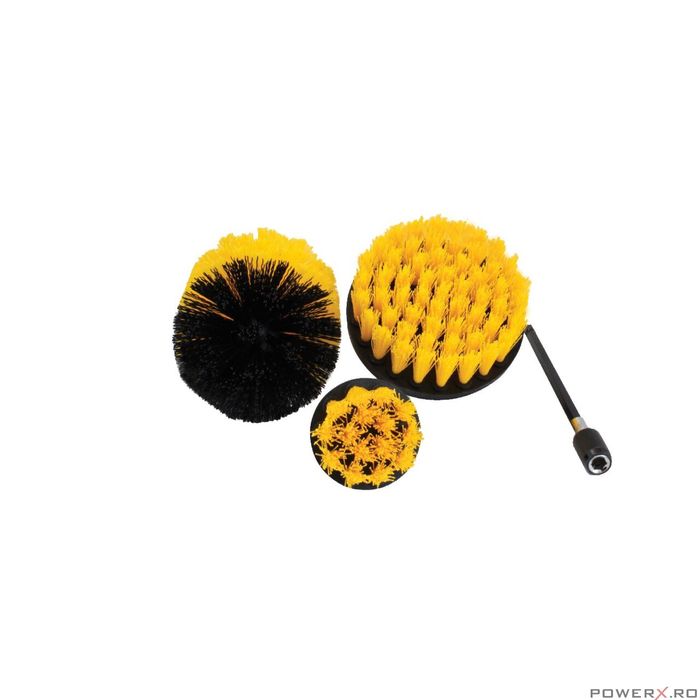 Set de 4 perii curatare pentru bormasina, Satra