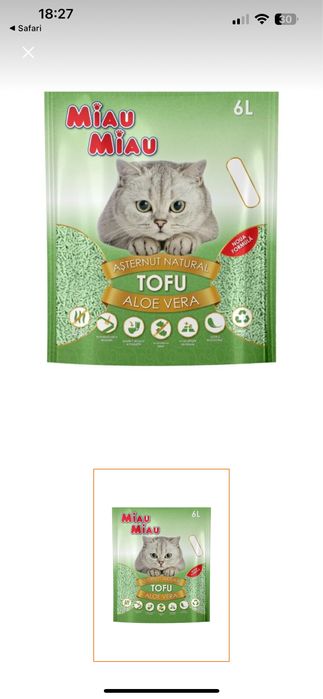 Asternut pt pisici tofu