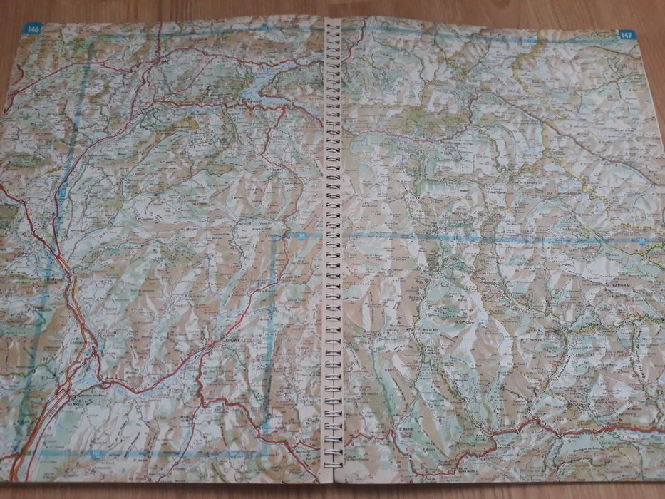 Harta rutiera a Frantei -Michelin