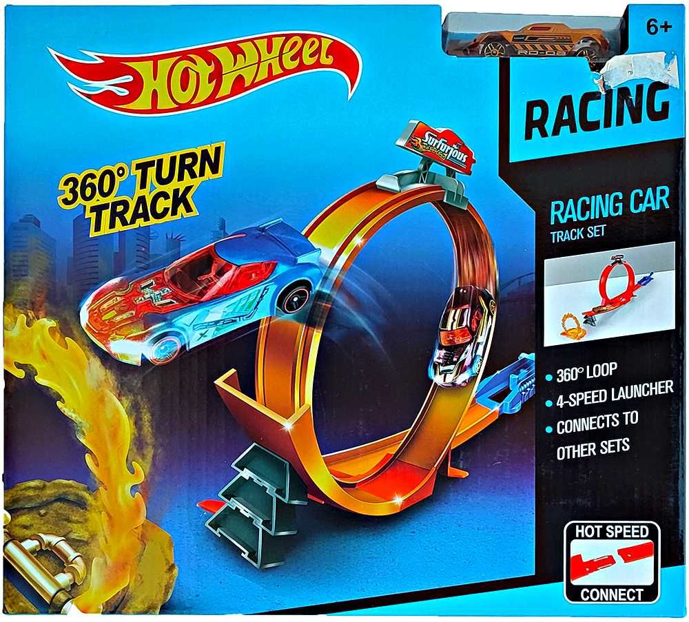 Hot Wheel 360° Turn Track Racing Car Track Set - писта с количка