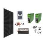 sistem OFF-GRID complet 740W pe 24V SINUS PUR 3000W