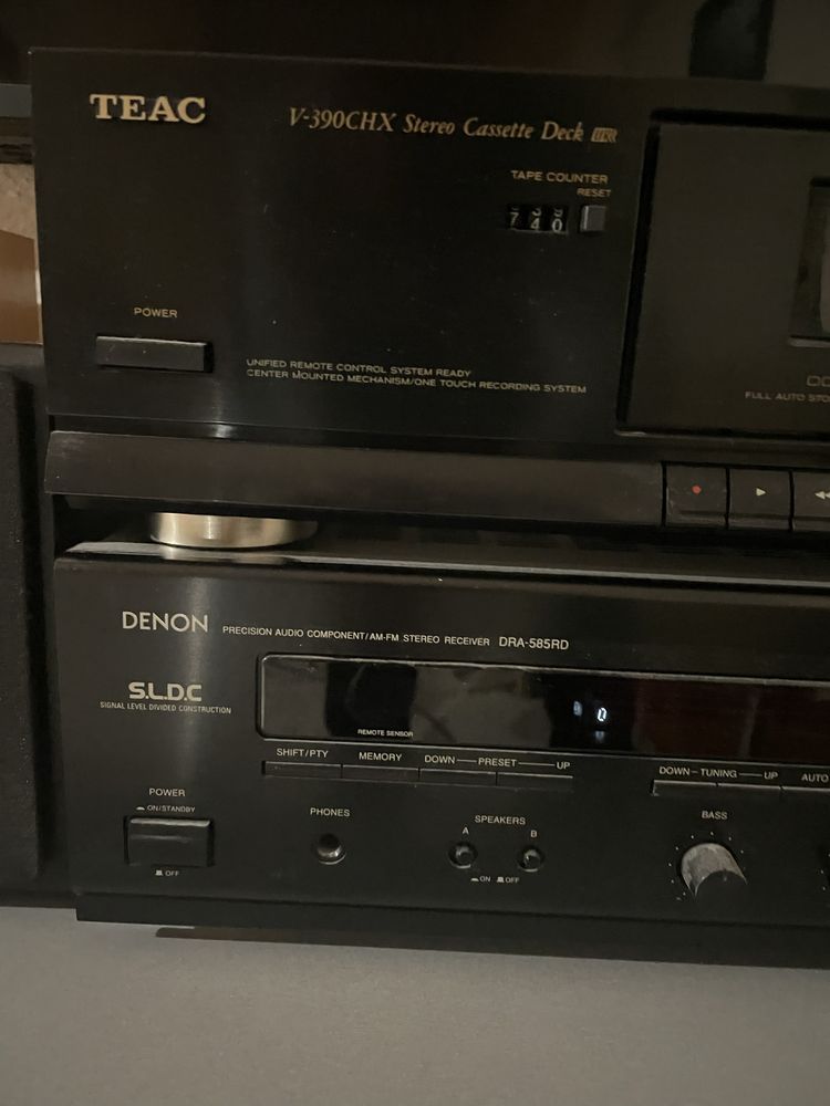 Ресивър Denon и Дек Teac