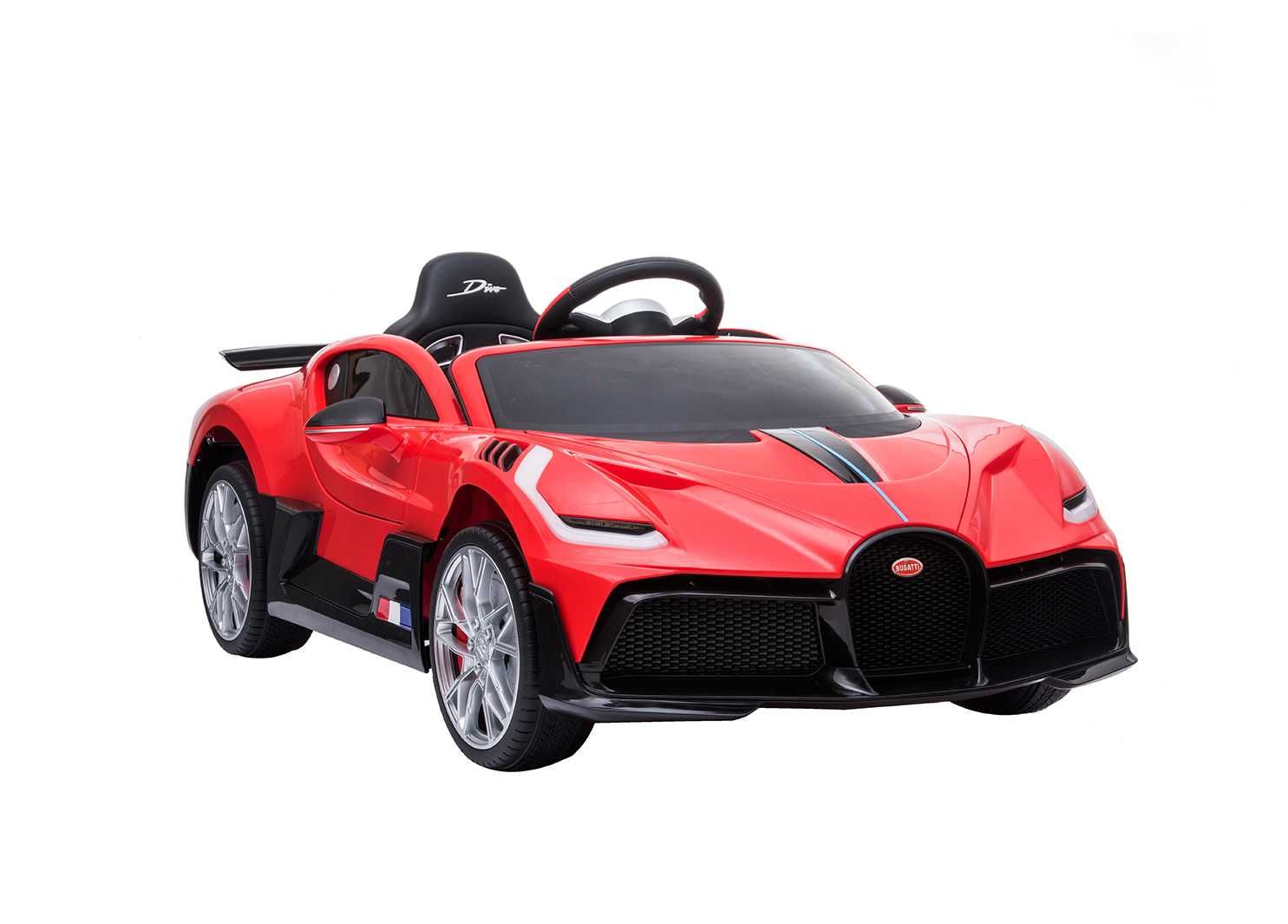 Лицензирана акумулаторна кола Bugatti Divo,12V/7AH,70W, EVA гуми