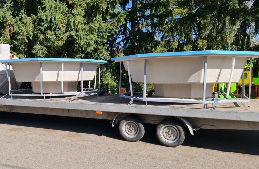 Mini piscina din fibra de sticla ciubar hot tub 7 -13 persoane