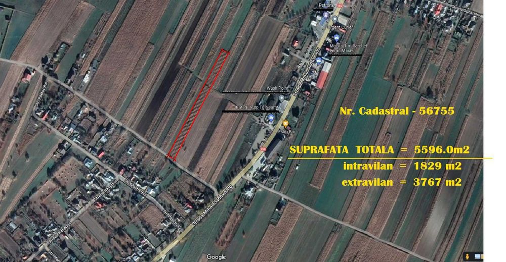 Teren intravilan de vânzare în Humulestii Noi