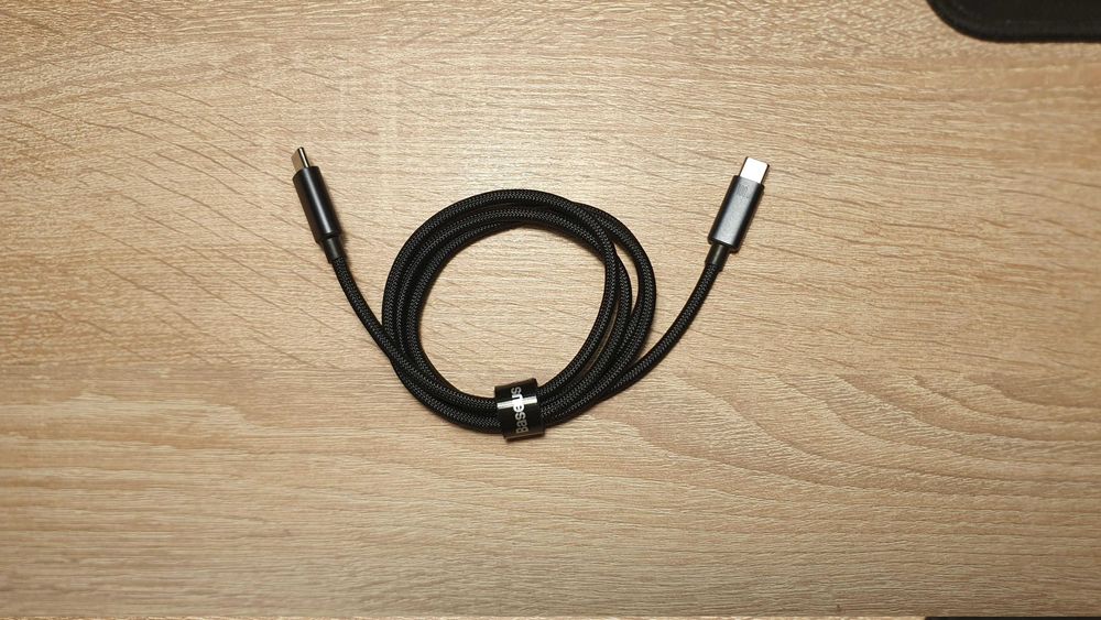 Cablu Baseus 100W USB-C la USB-C 1m – negru, încărcare rapidă PD