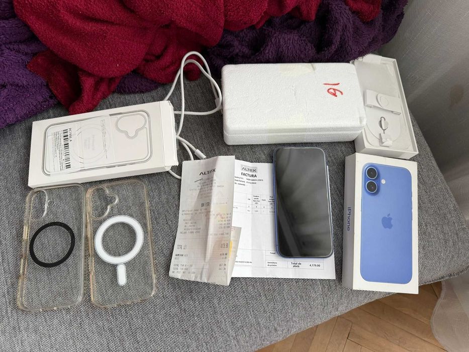 Iphone 16 100% factura+garantie Altex 1 an si 2 luni