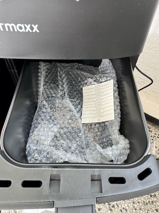 Мощен Двоен Фритюрник с Горещ Въздух GOURMETmaxx 7L, 10 Програми 2400W