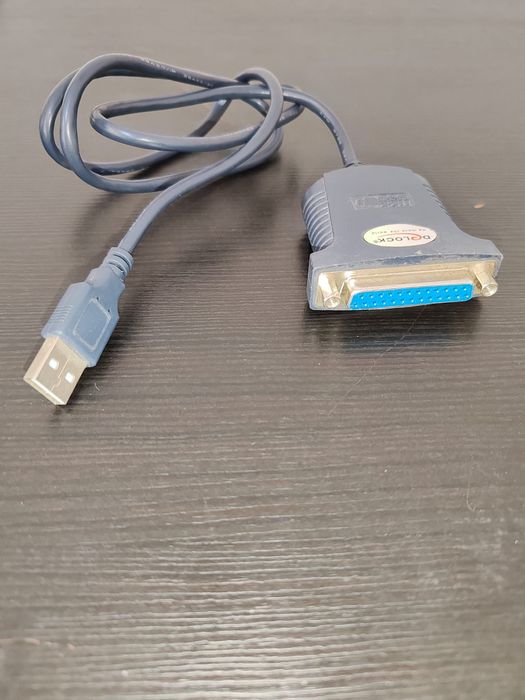 Cablu USB la Paralel 25 pini (tata sau mama) 0,8m