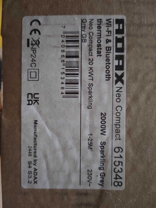 Нов. ADAX  wi-fi neo compact 20 kwt конвектор адакс