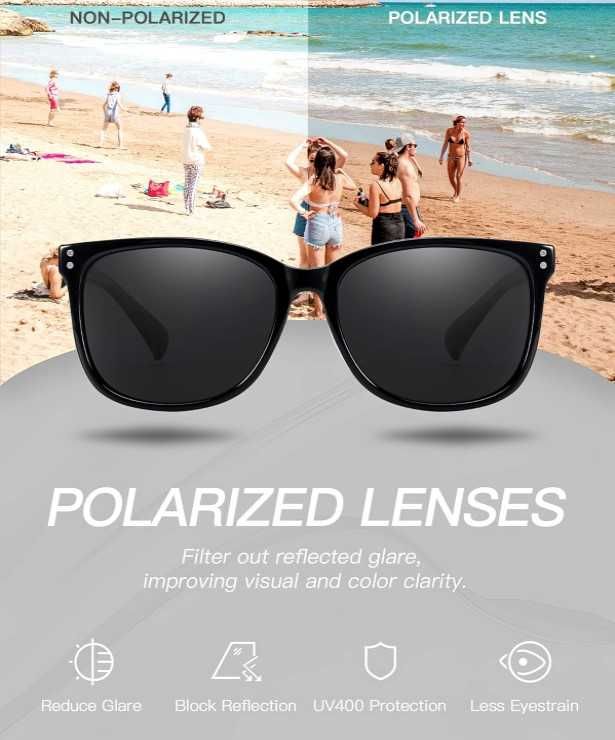Ochelari de soare dama LVIOE polarizati protectie UV 400, 3 modele