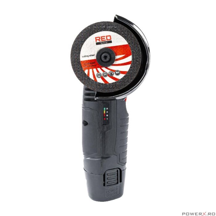 Mini polizor unghiular cu acumulator, 12 V, capacitate baterie 2 Ah,