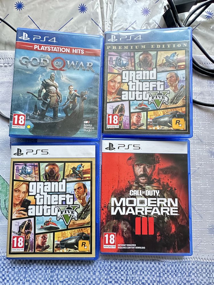 Playstation 5 с игри и джойстик