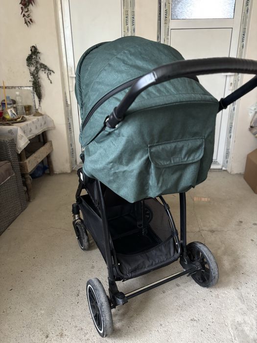 Бебешка лятна количка Kika Boo Pine, Зелена