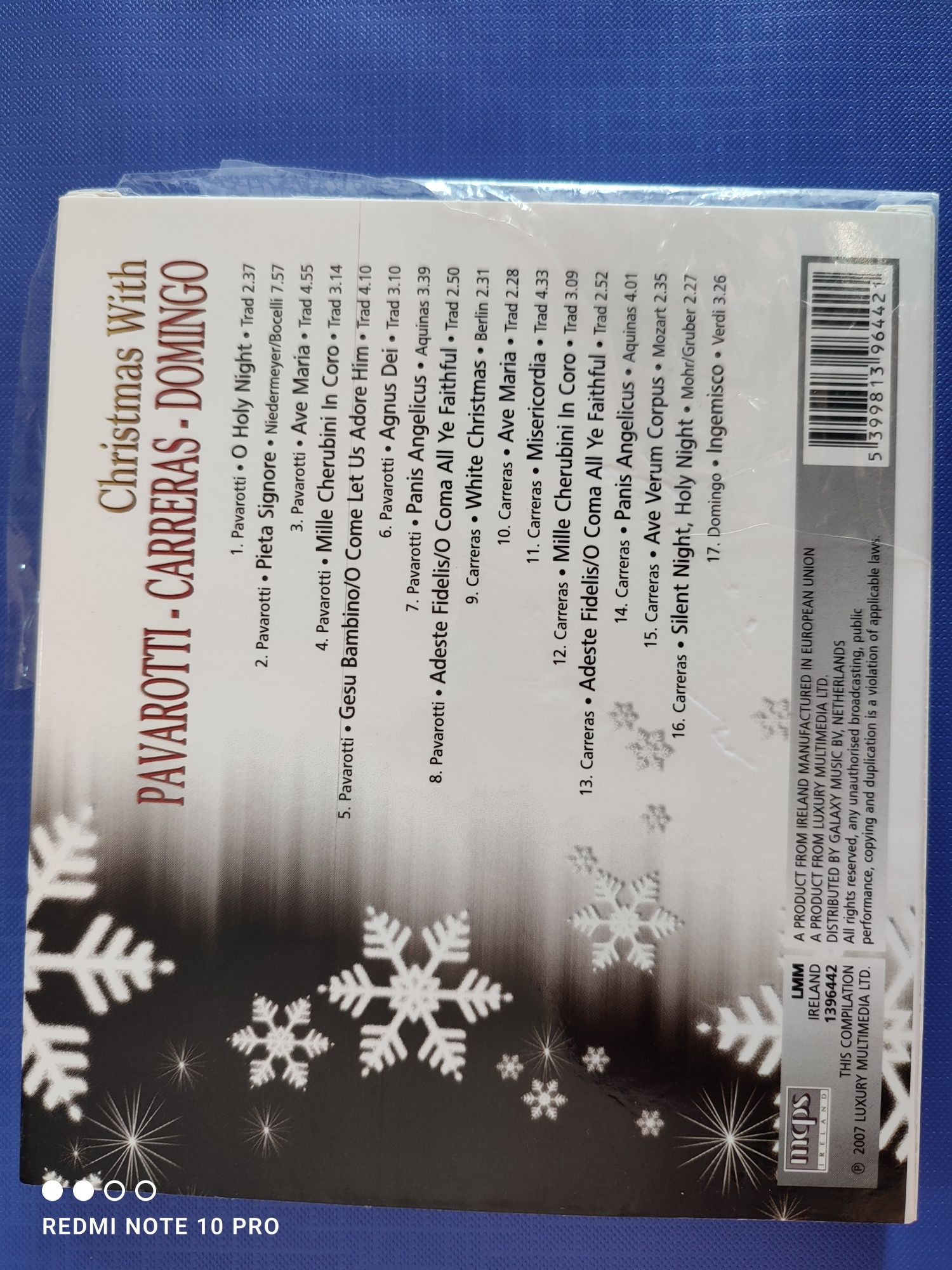 Cd original din 2007 nou, Pavarotti, Carreras, Domingo