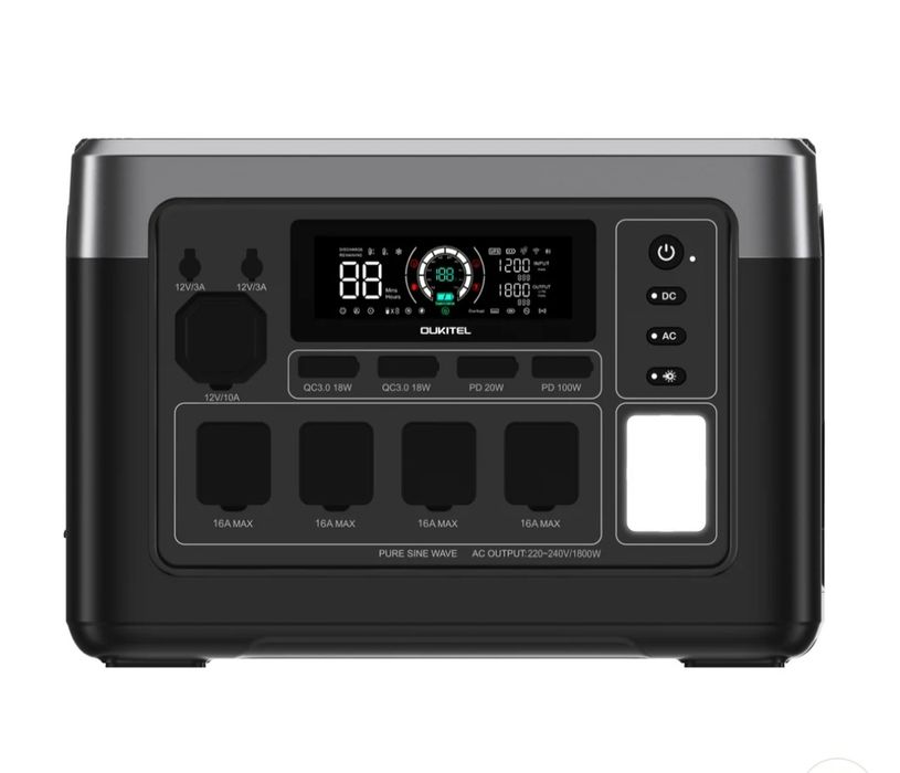 OUKITEL P1000 PLUS Portable Power Station 1800W/1024Wh