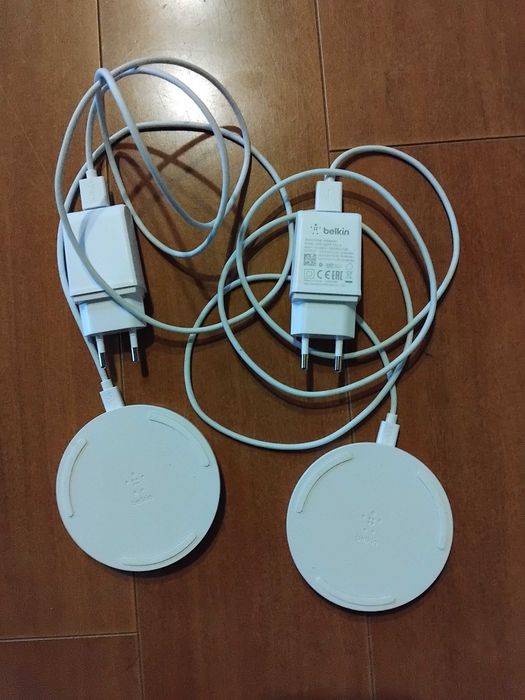 Incarcator wireless BELKIN WIA001vfWH, universal, QI, 10W, alb