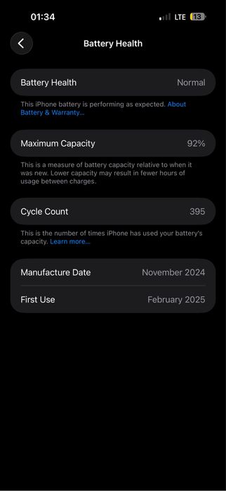 Iphonie 16 pro max yangide holatda 256gb