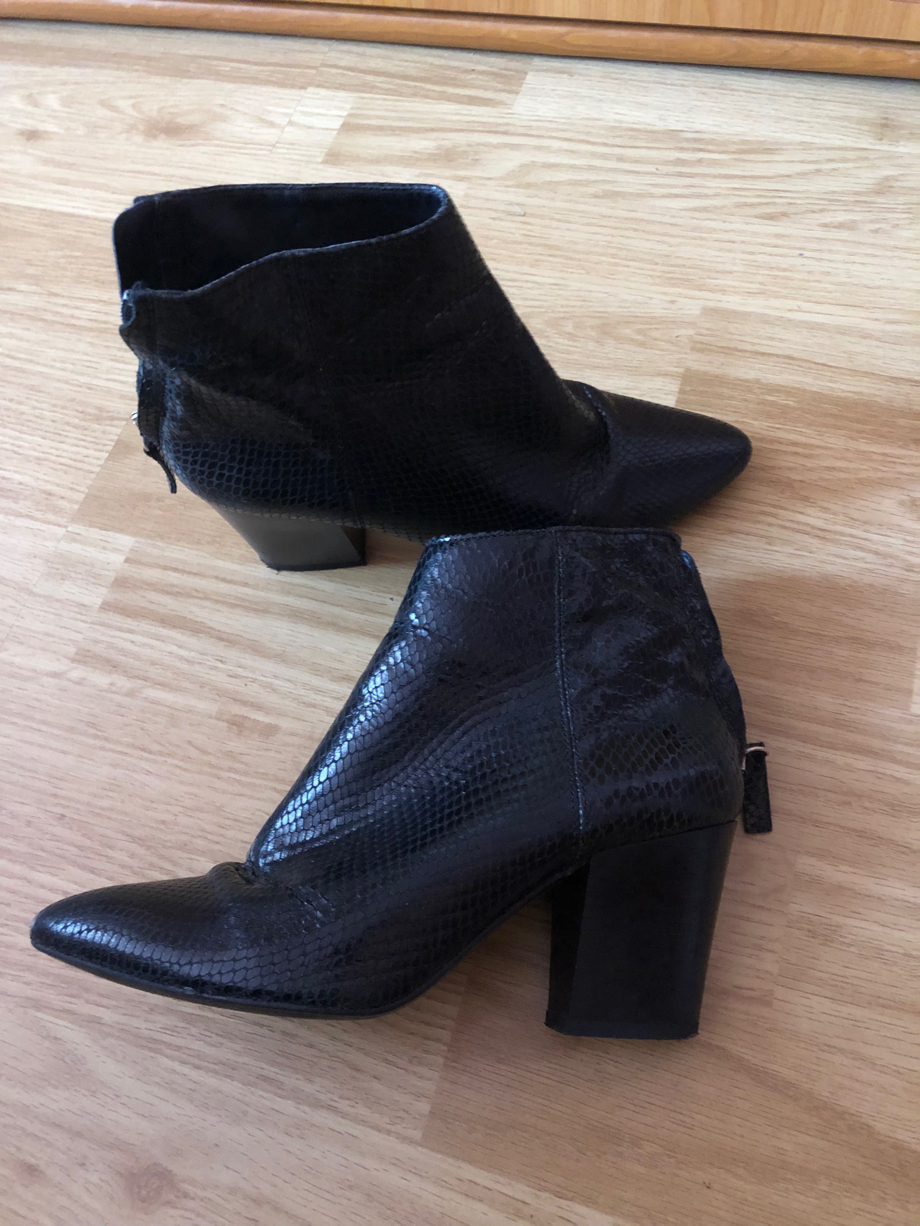 Botine piele Zara