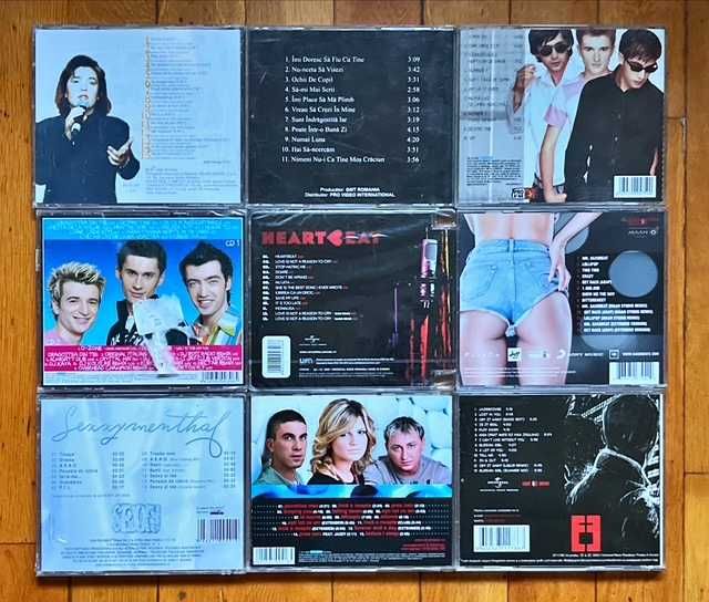 CD pop: M. Anghel, O-Zone, A. Stan, Sexxy, DJ Project, K-Pital, Akcent