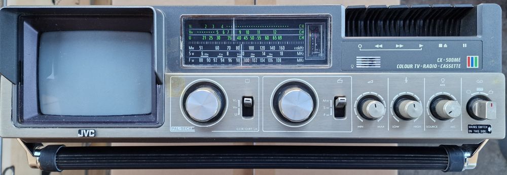 Radio Casetofon + TV JVC