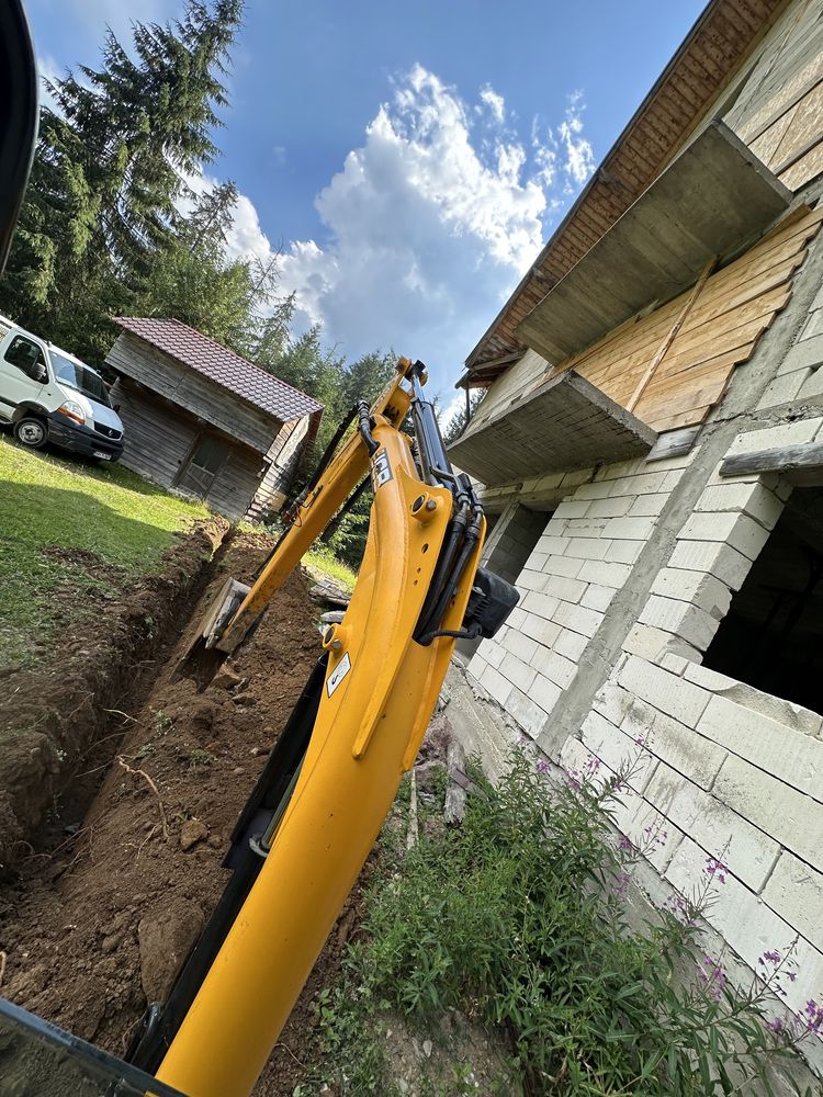 Inchirez Miniexcavator si Basculabila Piconat Sapat Nivelat Transport