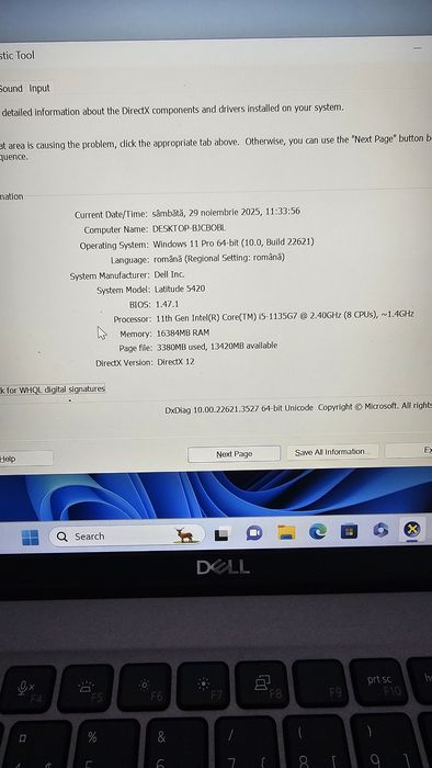 Dell Latitude 5420 i.5 1135G7 16 gb rami