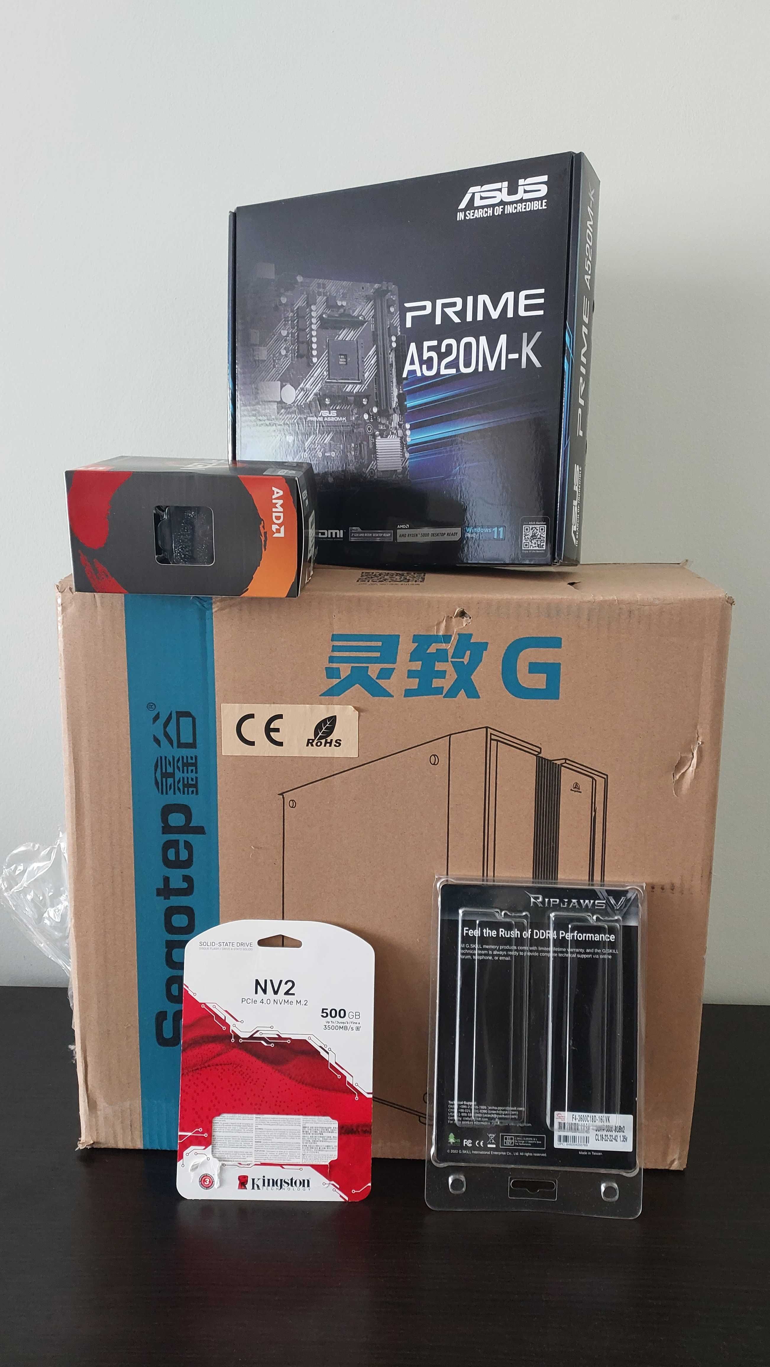 PC office Ryzen 4300G 16G Ram 500G SSD