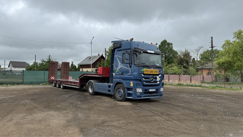 Transport utilaje/trailer Agabaritic