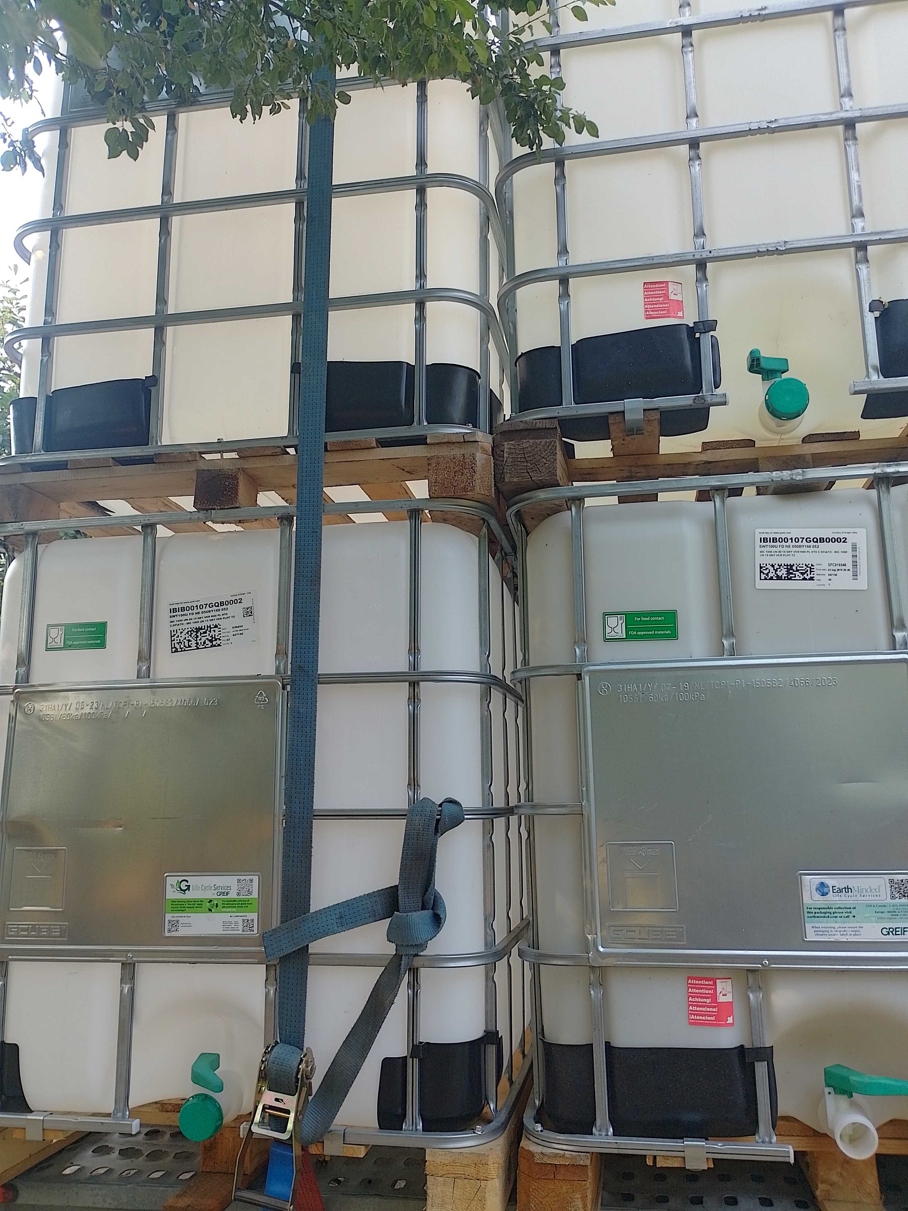 Бидони IBC TANK От хранителна индустрия
