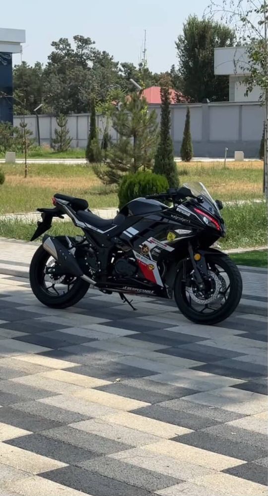 Kawasaki motorbike