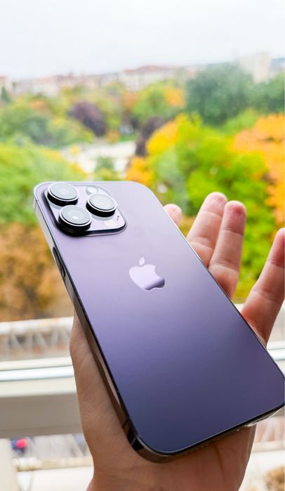 iPhone 14 Pro 512GB Purple (перфектен + подаръци)