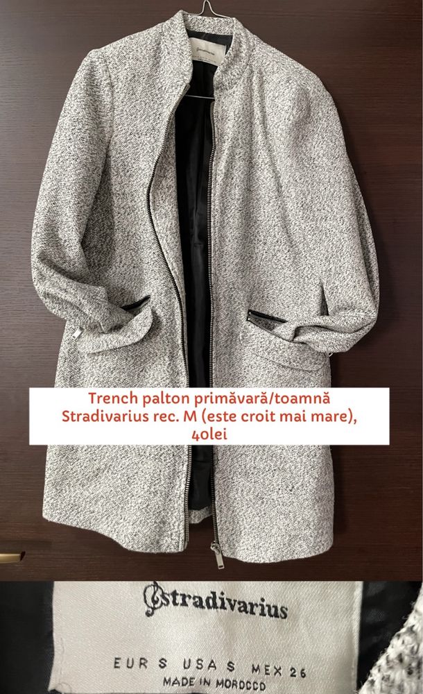 Geaca Terranova M/ palton trench Stradivarius/ geaca blugi