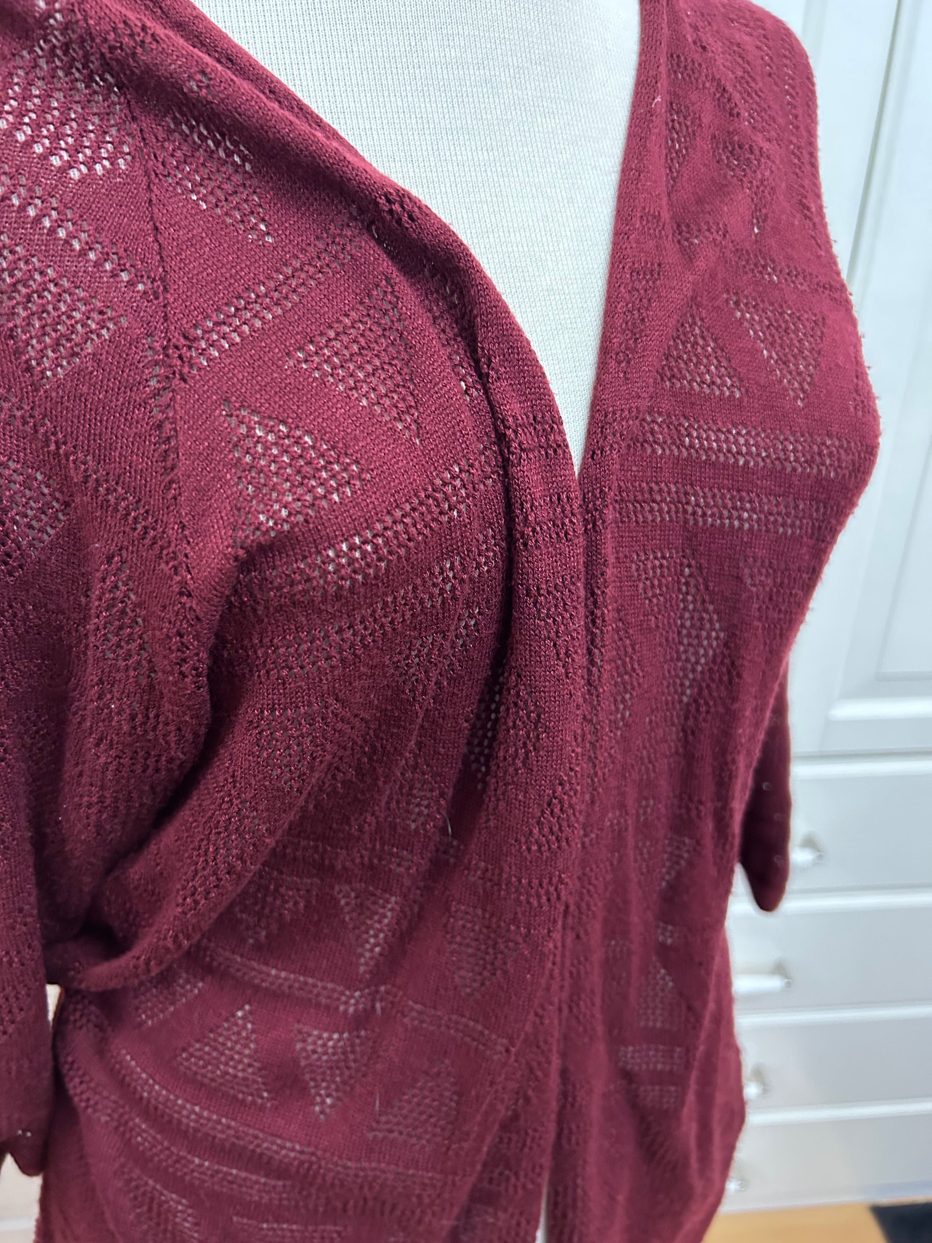 Stradivarius cardigan model geometric