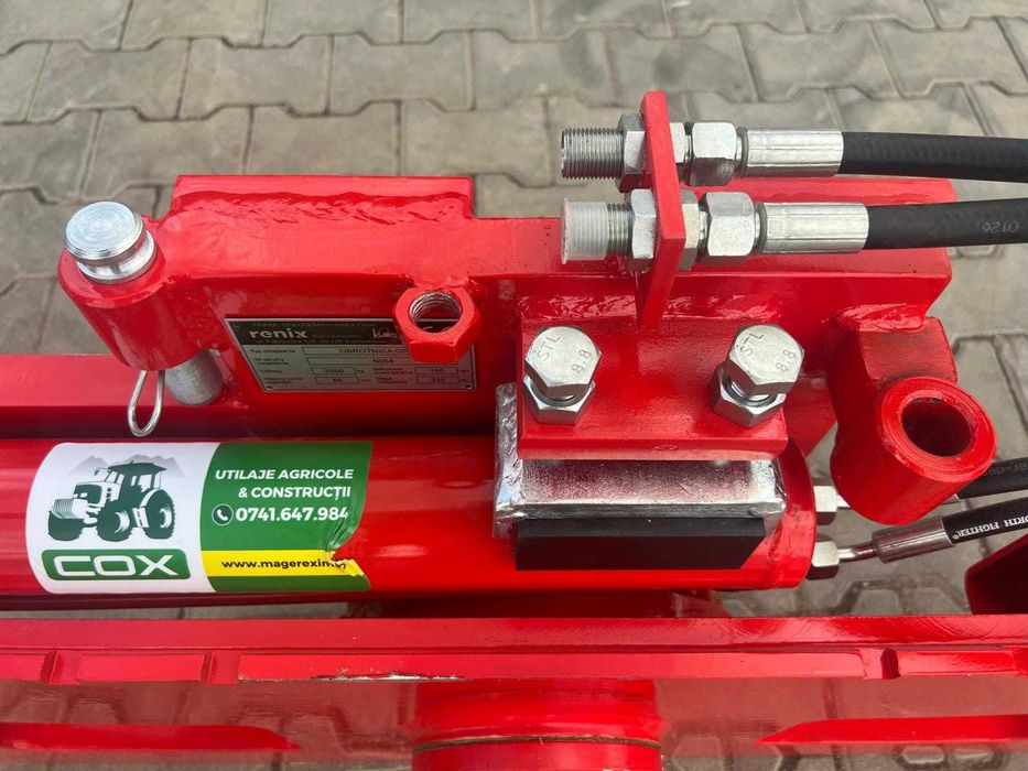 Хидравличен ротор за палети / касетки (2,5 т) – за мотокар + Видео