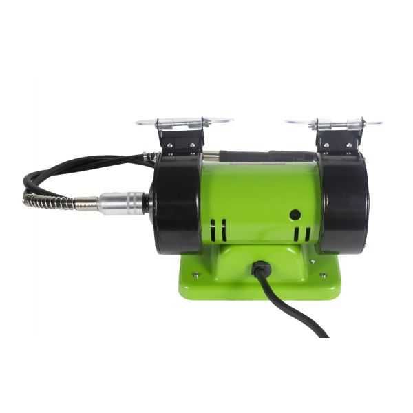 Polizor de banc 75mm 400W 2 pietre si gravor (PBG400)
