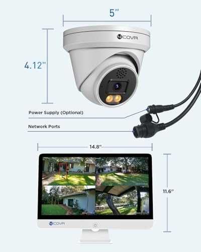 Нова CCTV 4K охранителна система с цвят нощно виждане и 2-Way Audio