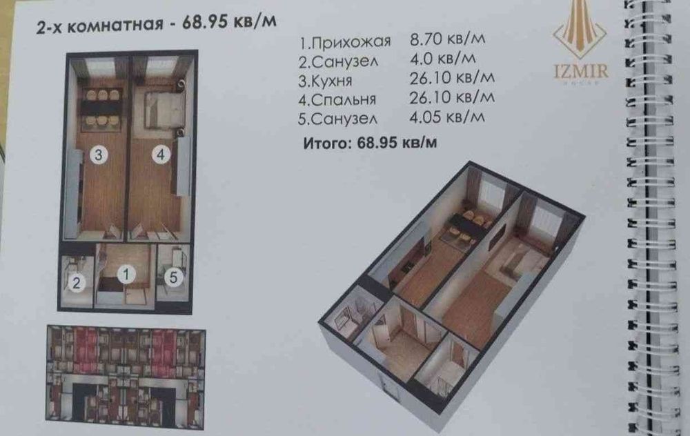 Янги қурилаётган уй Izmirda сотилади