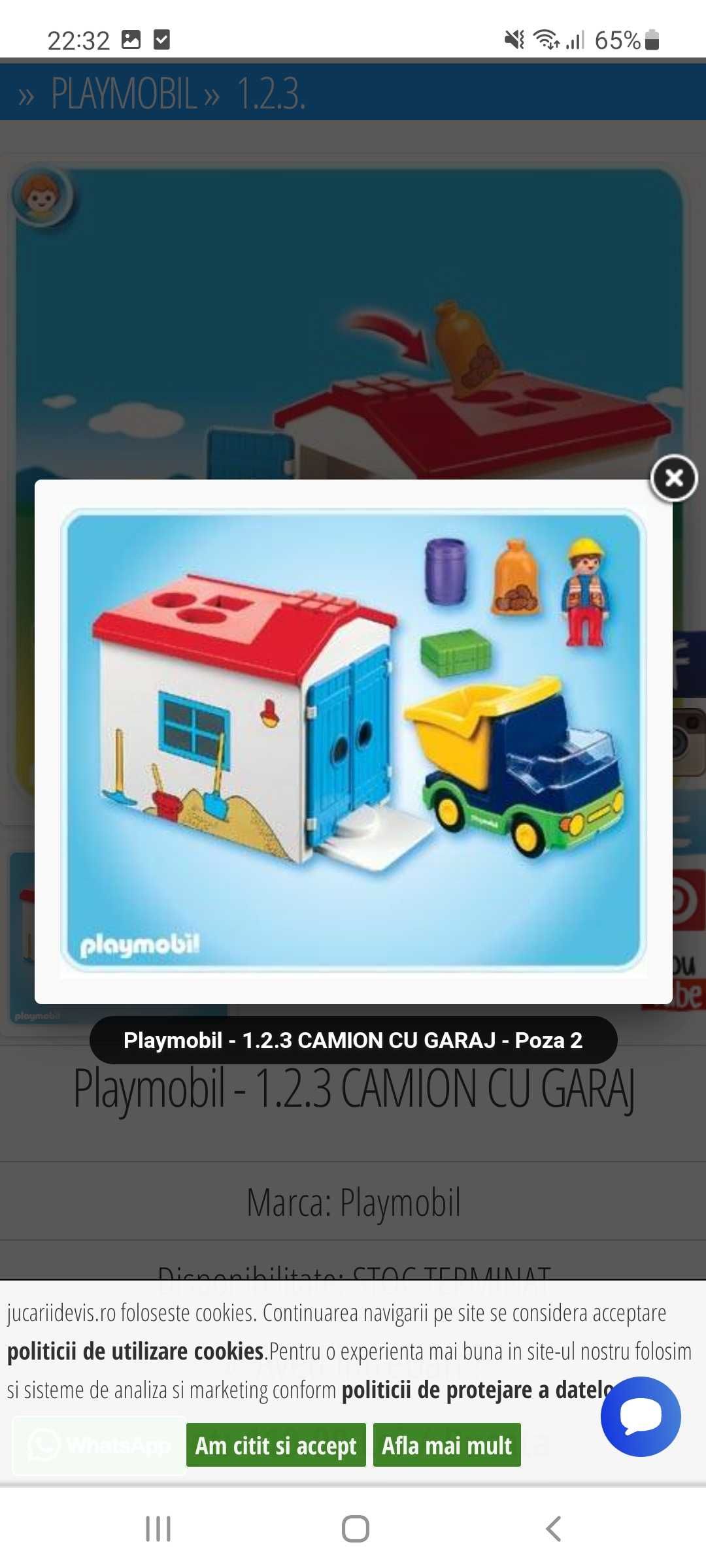 Camion cu garaj Playmobil