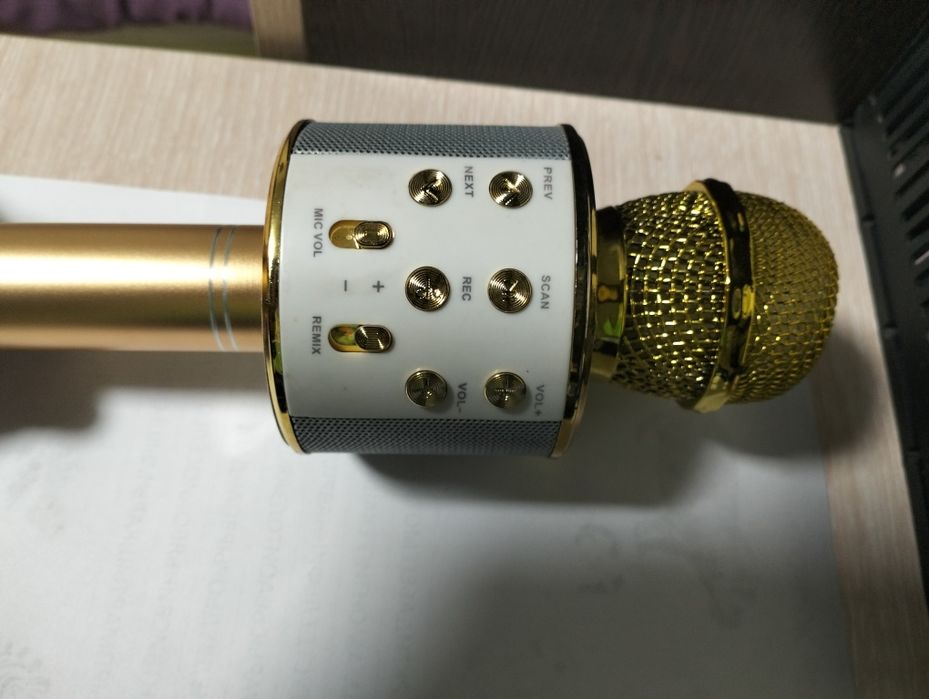 Микрофон и колонка по 3000 каждая