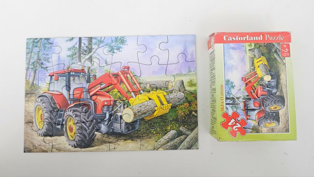 Пазлы CastorLand 24 элементов и Treff 54