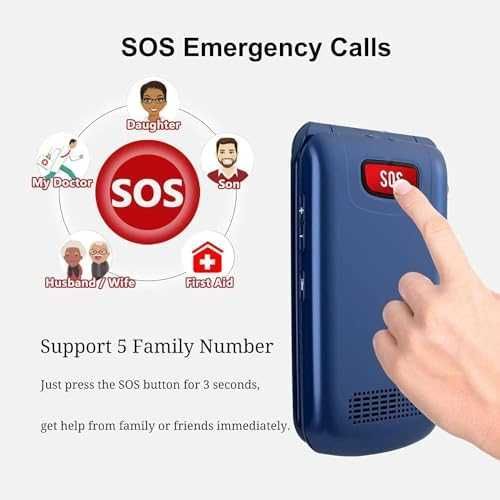 Нов Лесен за употреба мобилен телефон 4G  зарядна станция за възрастни